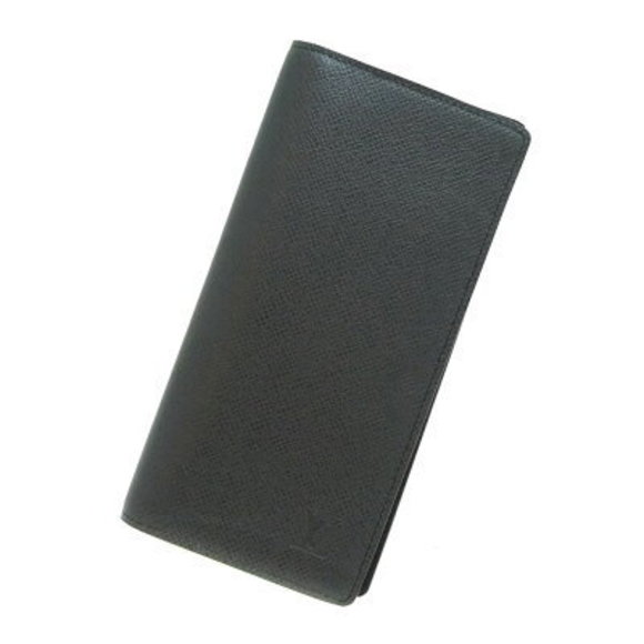 Louis Vuitton Portefeuille Brazza Taiga Black Wallet - Picture 1 of 8